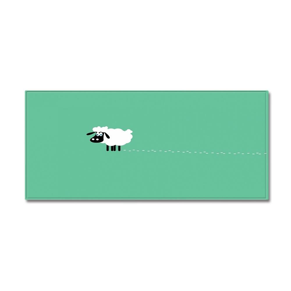 Simple Carpet Long Floor Mat Love Theme Doormat