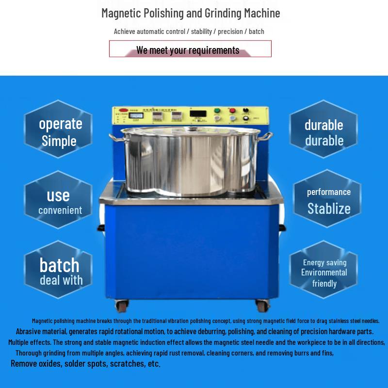 Aokewen 5kg Variable Frequency Magnetic Polishing Machine