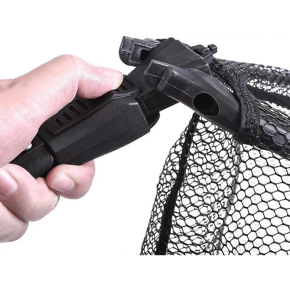 Folding Fish Landing Net Portable Collapsible Triangular Fly Fishing Net