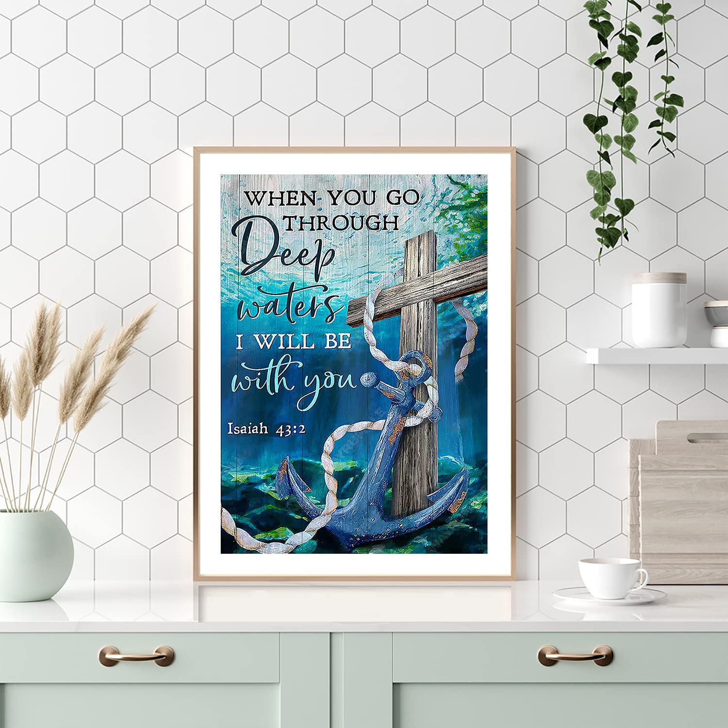 

5D DIY Алмазная картина Вера Алмазная вышивка Набор для вышивки крестом Полный горный хрусталь Мозаика Домашний декор Подарок Round 30x40cm