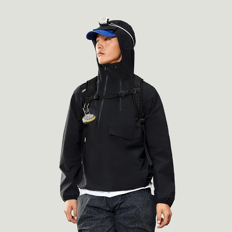 Li Ning CF Trench Coat Men's Black AFDU711-1
