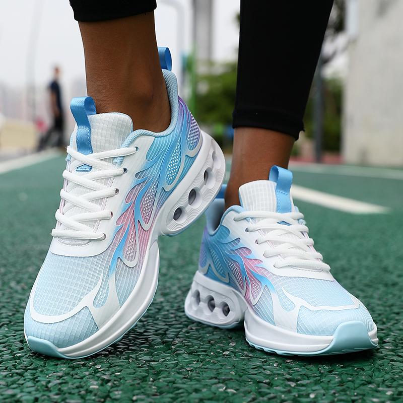 Women Athletic Shoes Breathable Daily Wear Shoes Outside Lightweight Shoes Daily Walking Thick Bottom Platform Ladies