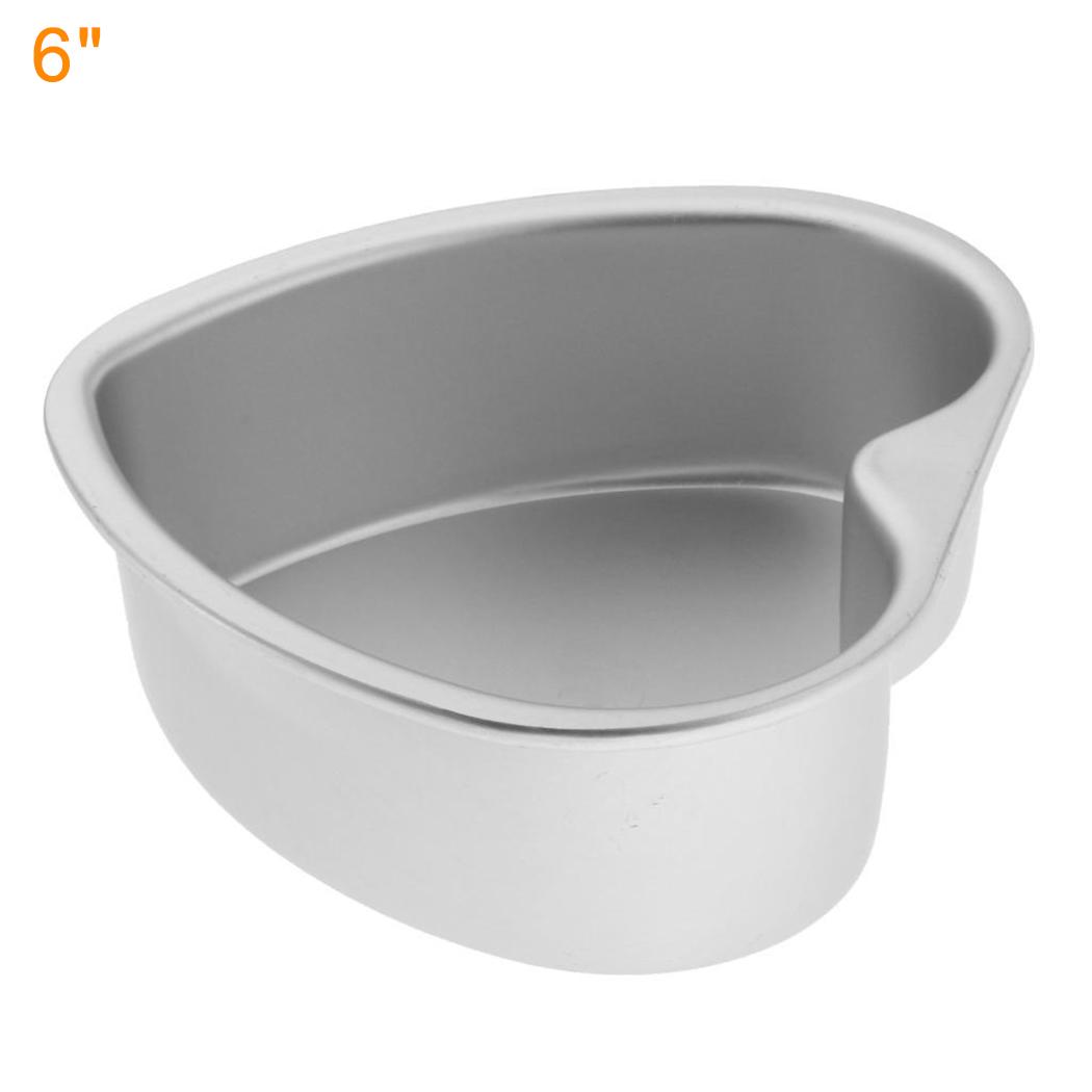 

6inch Heart Baking Pan Aluminum Alloy Dishwasher Safe Non Finish 6inch
