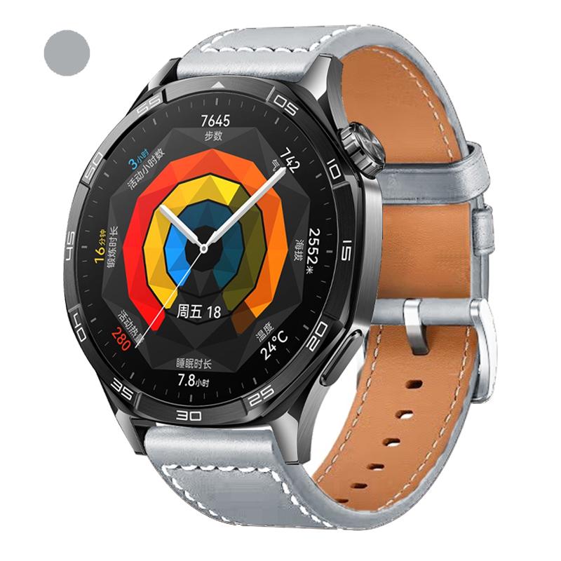20/22mm Leather Band For HUAWEI GT6 GT6pro GT5 4 3 2 46mm Casual Strap Watch 5 4pro/GT3 2 42mm/HONOR Magic Watch Bracelet Correa