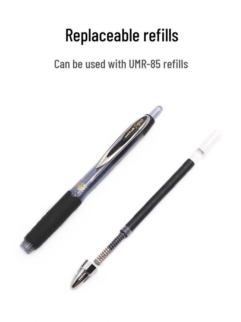 Mitsubishi UMN-207 Quick-Dry Water-Resistant Gel Pen 0.5mm for Exams