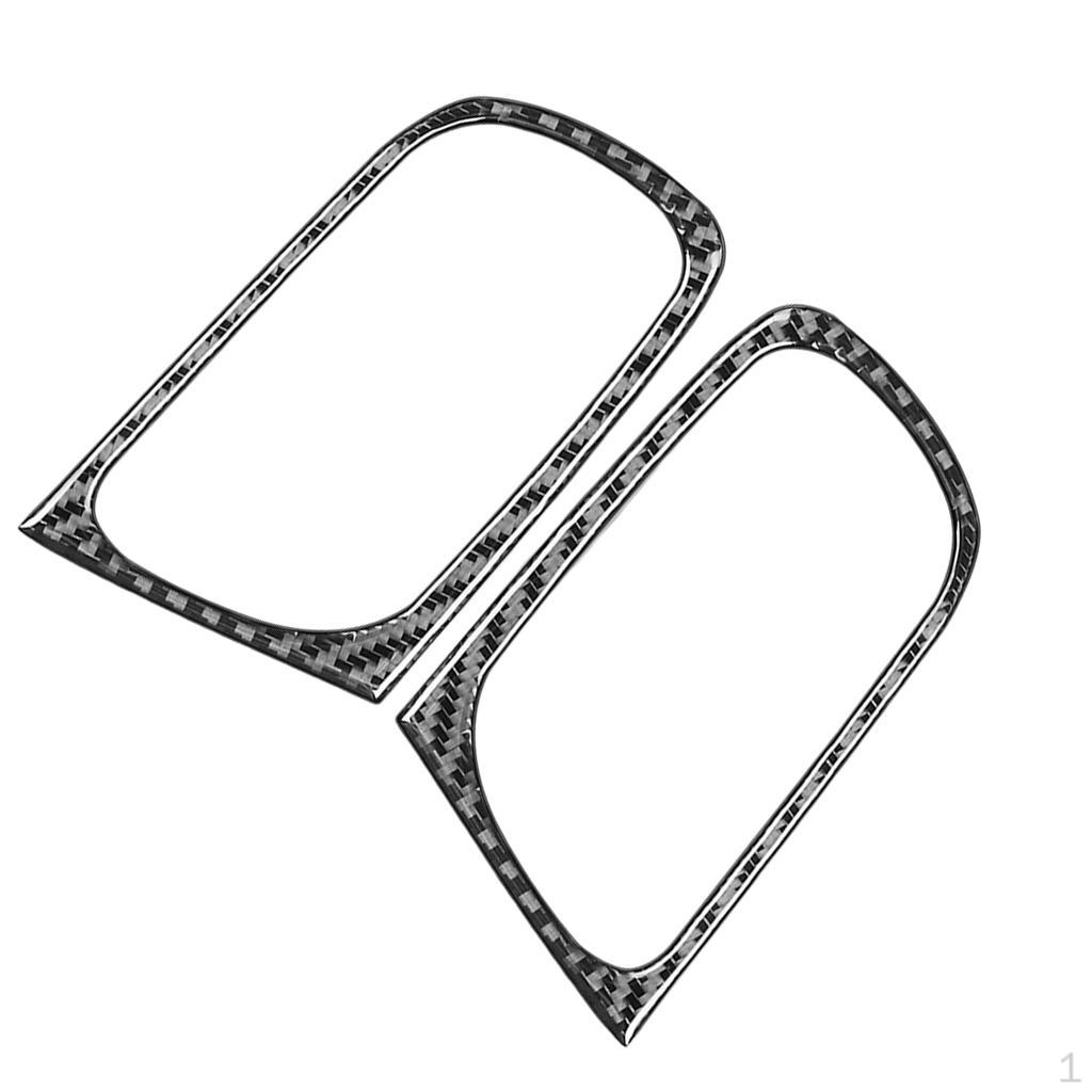 

2Pcs Interior handle for door Cover Trims, Carbon Fiber Protection 37