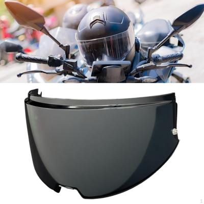 Viseira de Capacete Facial Vento Anti-Risco Fácil Instalação Peça de Reposição Lente para Ff906 Motocicleta