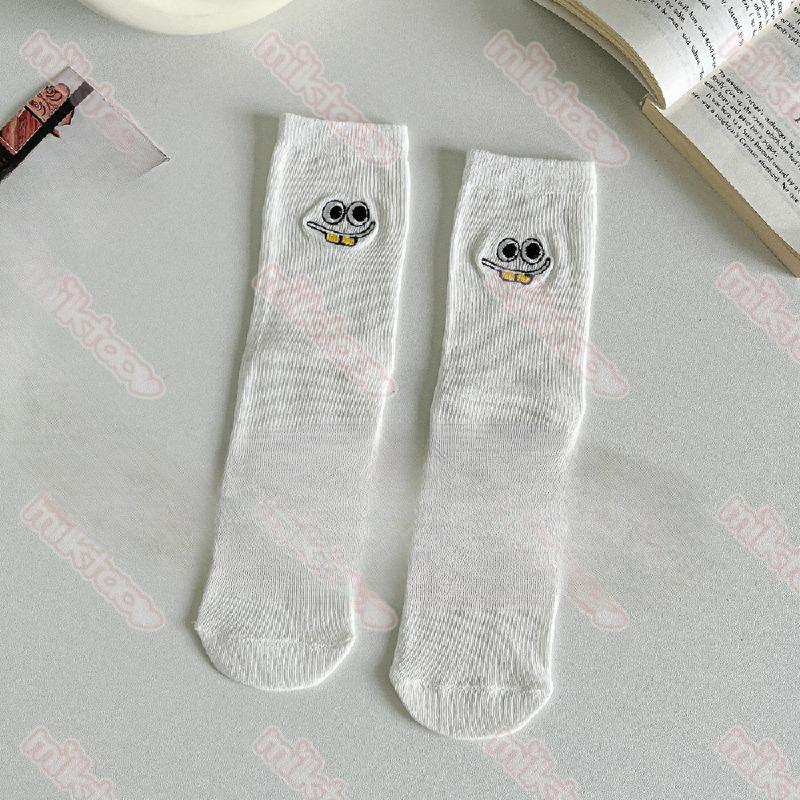 

Female Spring and Summer Lovely Anime Comic Boneless Comfortable Tube Cotton Socks 1 pair