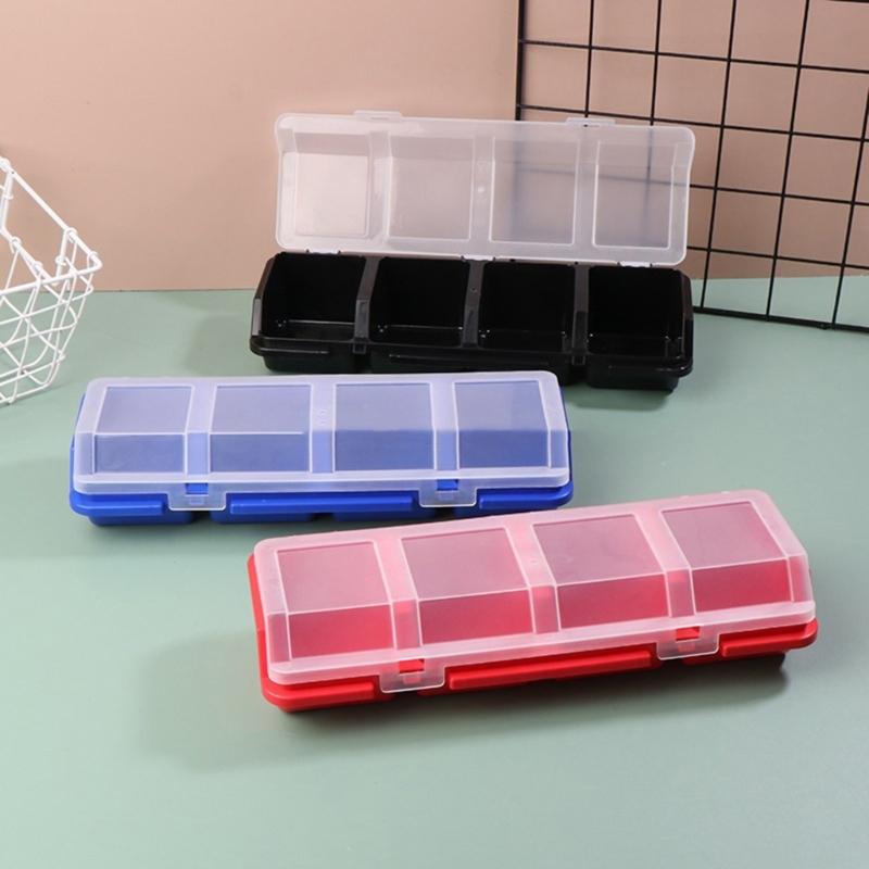 Multi Compartment Organizer Box For Screws Small Parts Plastic Hardware And Jewelry Storage Case Craft Supplies