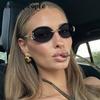 Small Frame Oval Frameless Sunglasses Women  Luxury Brand Vintage Metal Punk Sun Glasses For Ladies Trendy Outdoor Shades