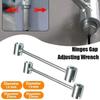 New Portable Hinges Gaps Adjusting Wrench Double Head Multi-function Door Hinge Adjustment Tool Repair Door Hinge Repair Wrenchs