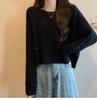 Women's Round Neck Cable Knit Sweater - Soft, Lazy Style for Spring & Autumn