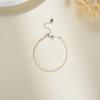 Hengsheng 2.5-3.5mm Rice Shape Freshwater Pearl Bracelet for Women Girls 16cm 4cm Extend Chain Adjustable Bracelet Jewelry Gift