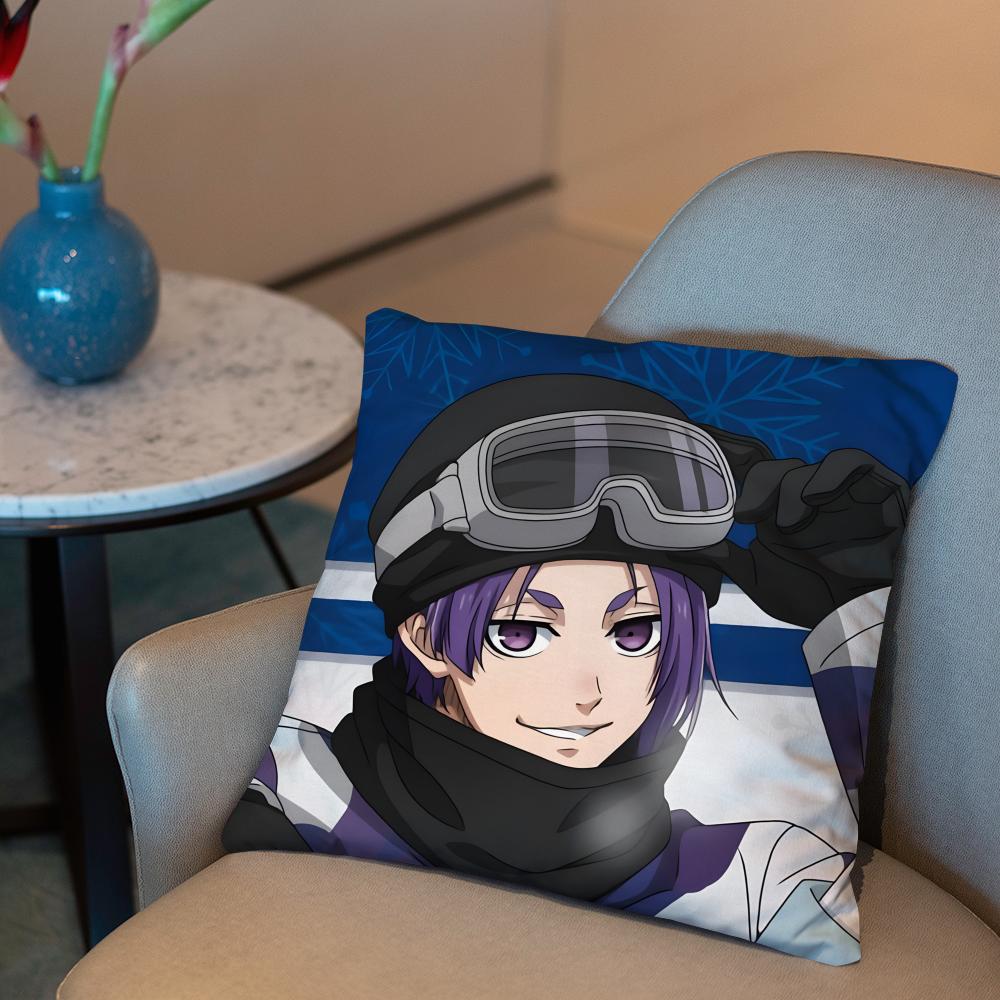 Blue Lock Anime Cushion Cover 2-in-1 Reversible Plush Pillow Cover | Car/Sofa/Bed | Perfect Gift