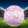 Size 5 Soccer Ball - Outdoor Sport Football with Lovely Cat Pattern, Ideal Gift for Birthdays, Christmas, Father's Day, Graduation