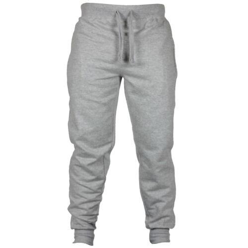 Men Tracksuit Bottoms Gym Jogging Joggers Slim Fit Sweat Pants Casual Trousers