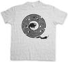 CAT DOG MAZE T-Shirt Mens Womens Tees Top Spiral Labyrinth Mystic Hypnotic Esoterik Hypno