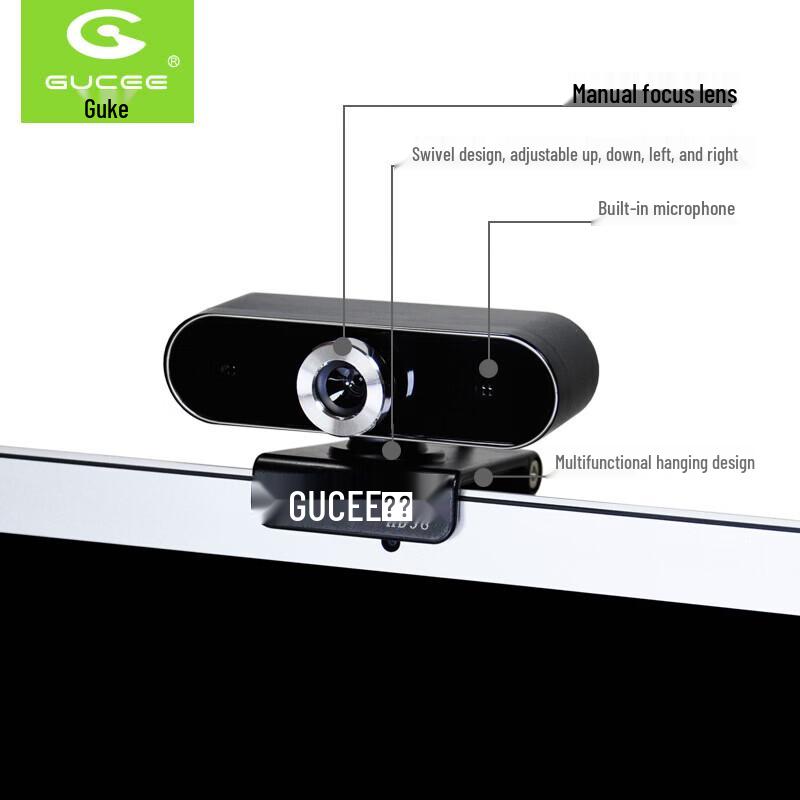 GUCEE HD98 1080P HD Webcam with Microphone