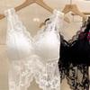 Lace Strappy Camisole - Sexy Anti-Exposure Vest with Beautiful Back Design & Chest Pad