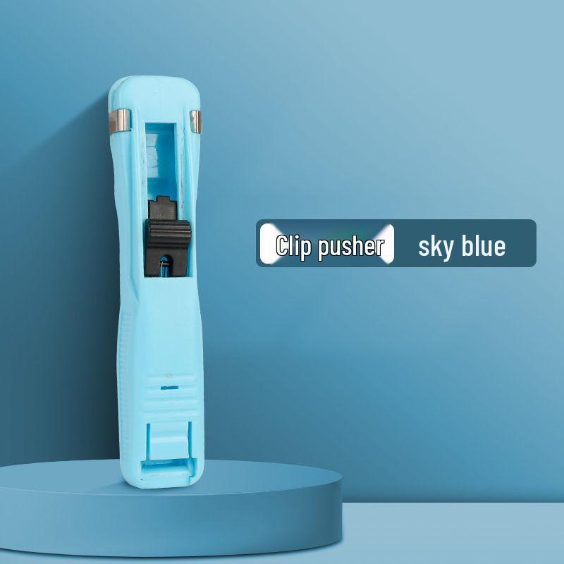 Transparent No-Punch Metal Push & Binding Clip for Test Papers