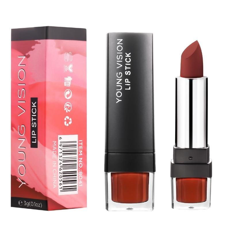 Matt Matt 12-farbiger Einzellippenstift Samtlippenstift, der nicht leicht an der Tasse klebt