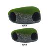 Aquarium Hideaway Cave Artificial Moss Resin Betta House Fish Tank Decoration Breeding Shelter for Mini Aquarium and Small Fish