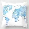 Blue Geometric Shiny Pattern Pillowcase Office Living Room Home Pillowcase Car Ornaments