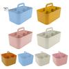 Stackable Desk Organizer Storage Box with Handle Large Capacity Multiple Compartments Pencil Holder Caddy Organizer