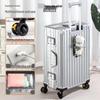 Multi-functional Aluminum Frame Trolley Suitcase