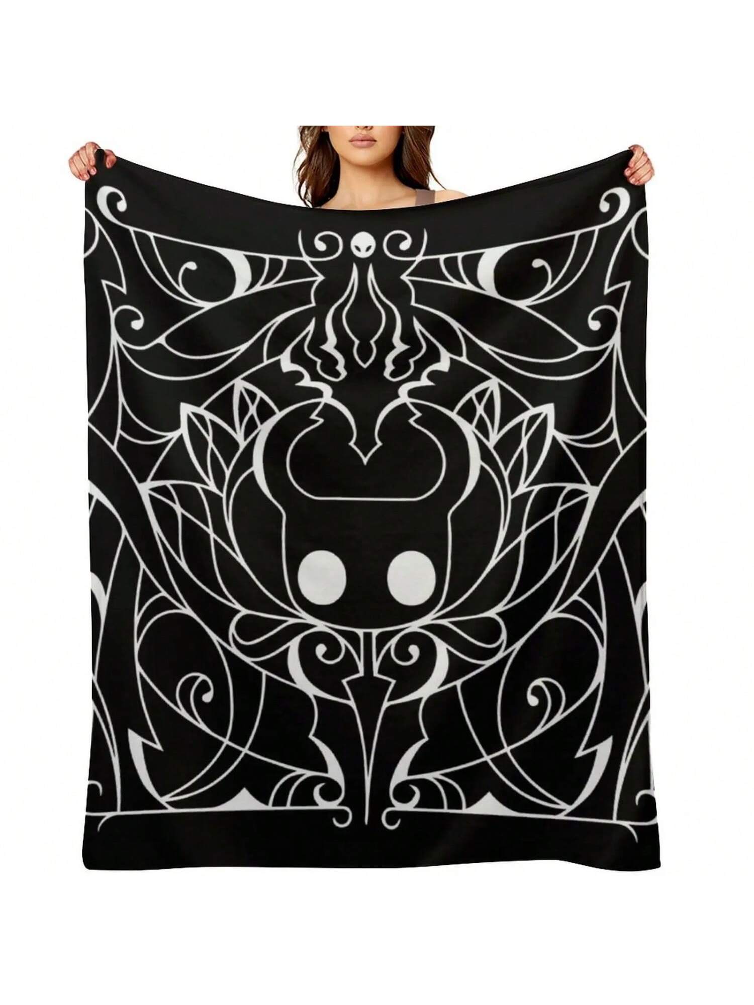 

Hollow Knight Merch Hollow Knight Throw Blanket Blankets For Bed Decorative Bed Covers Blankets 75X95CM серый