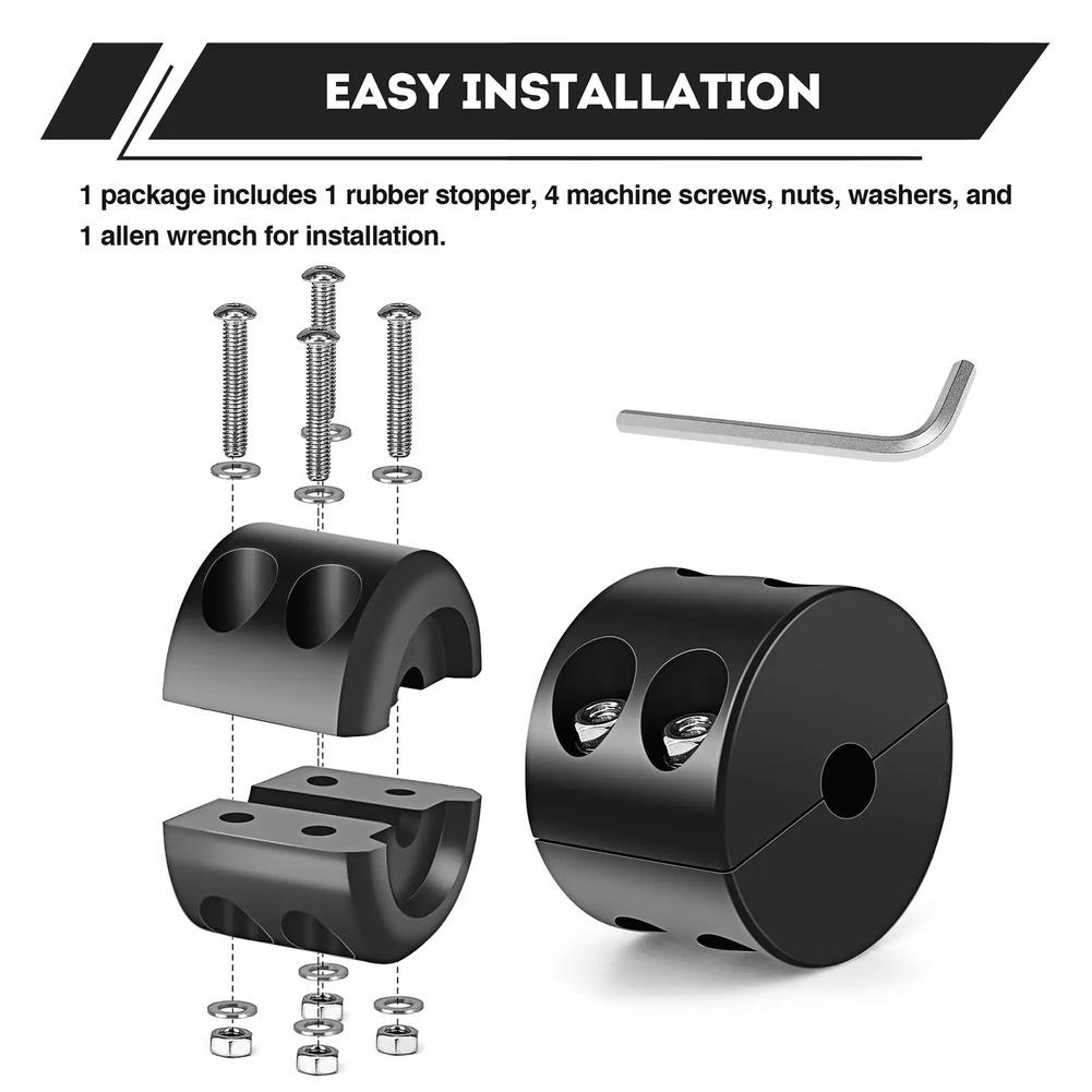 Winch Stopper For Cable Truck UTV ATV Rubber Winch Cable Stopper Winch Cable