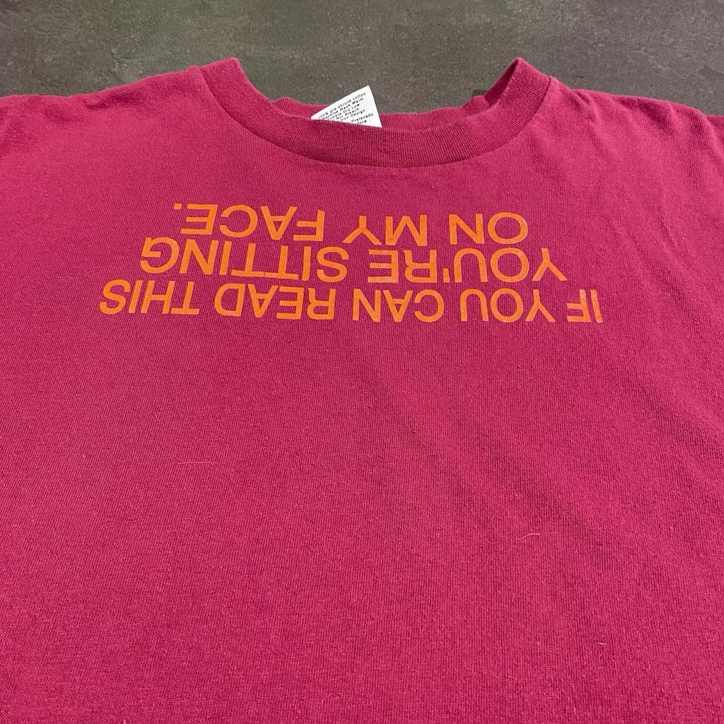 Vintage 90s Wild Oats If You Can Read This XL T Shirt Humor Raunchy Funny Y2K