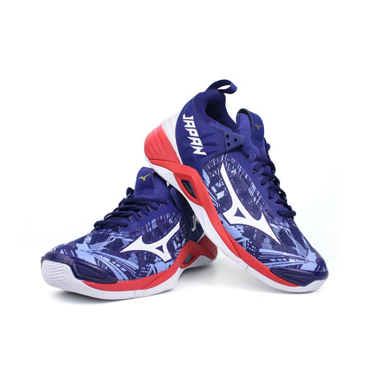 Mizuno Wave Momentum 2 Blue/Red Sneakers V1GA191164