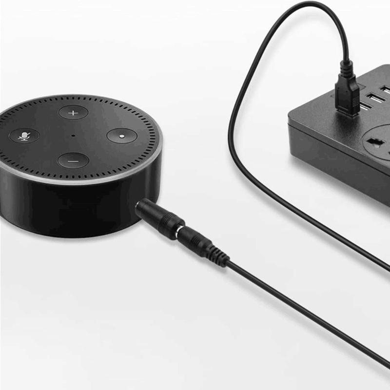 USB To DC5V Power Cord Includes 14 Adapter Plugs for Charging Devices Like Moon Lamp and LED Lights Power Cord