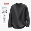 T-shirt a manica lunga in puro cotone da uomo VANCL