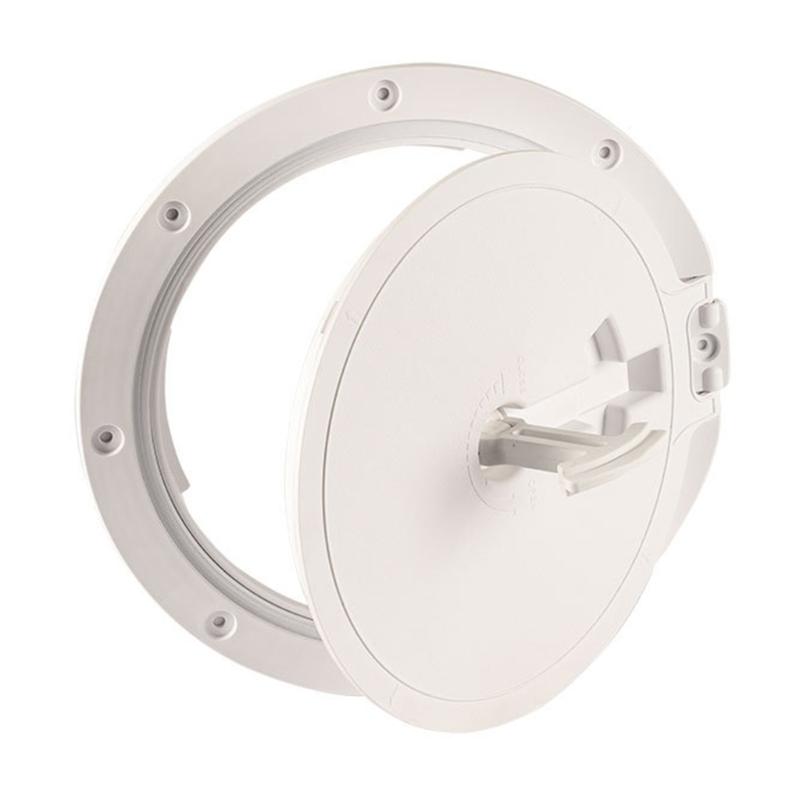 8.4-inch Marine Non-Slip Round Inspection Deck Plate for Hatch Water Tight for Outdoor Installations Quality ABS Made
