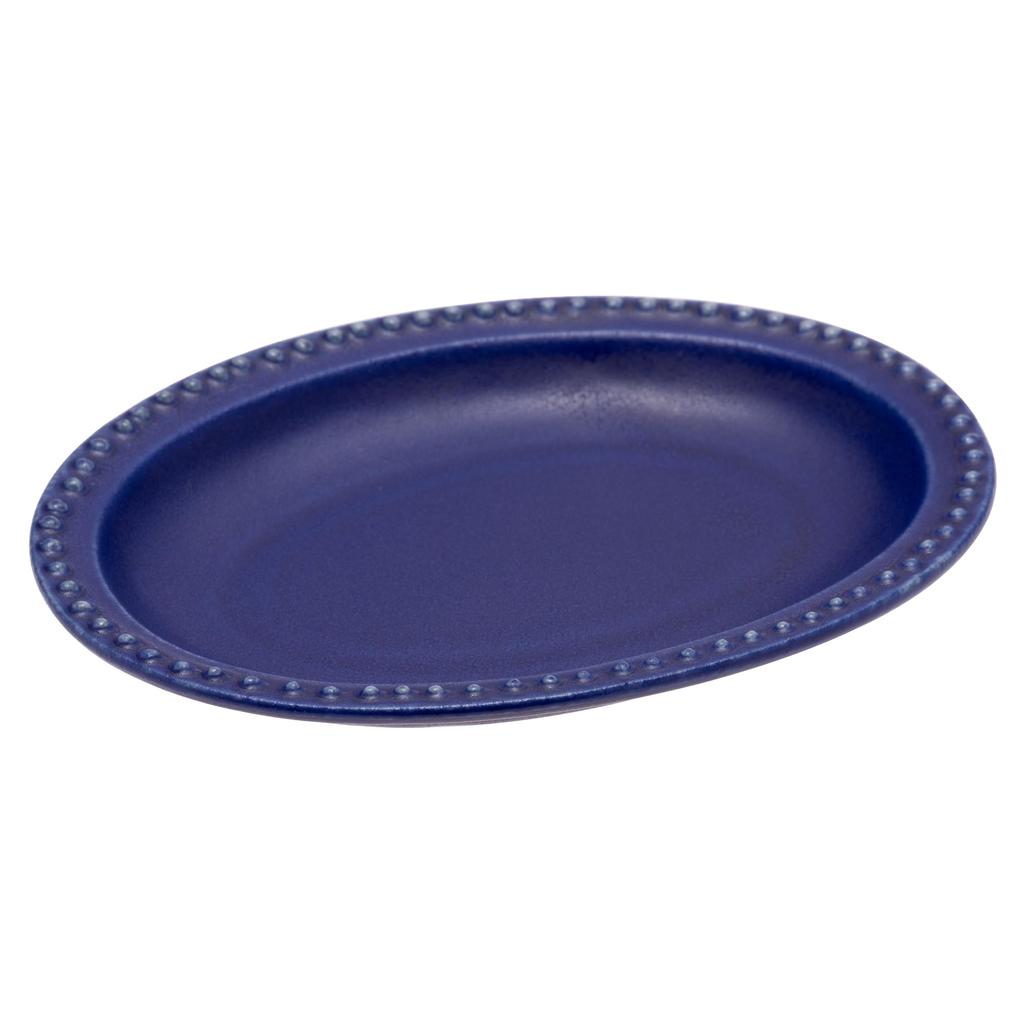 Small Plate Japanese Tableware Rim Dot Plate Mini Cobalt Mino Ware Made In Japan 30316