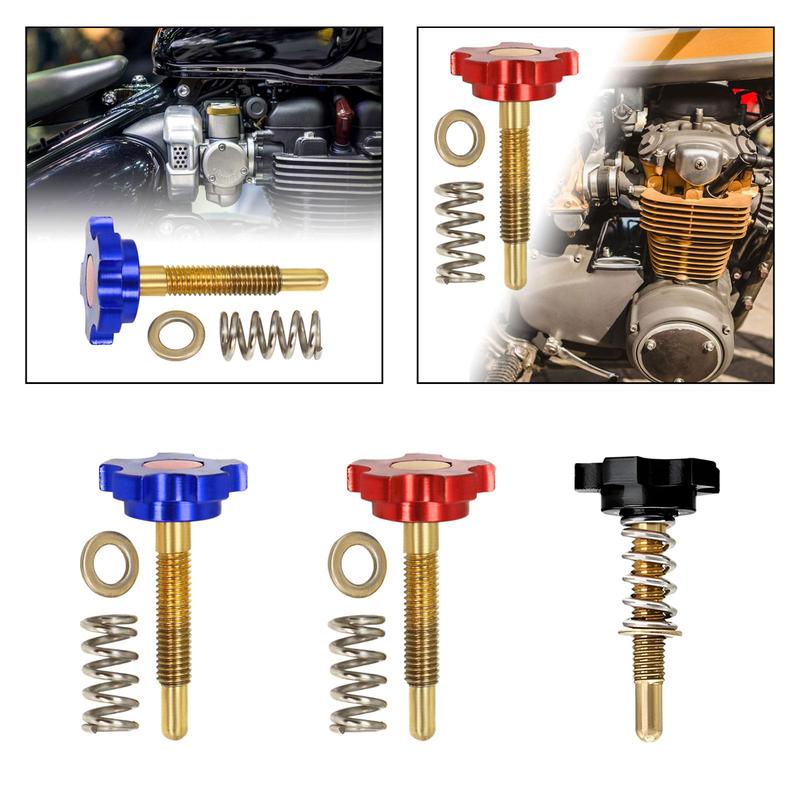 Metal Air Fuel Mixture Screw Adjustable Carburetor Accessory for Motorbike Idle Speed Tuning Replacement Part