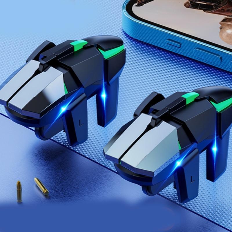 Pulsanti di Mira a 4/6 Dita Trigger per Giochi su Cellulare Controller per Shooter Pulsanti Trigger Accessori da Gioco