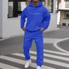 Unisex Zimní Tištěná - Podšitá Mikina a Tepláky Sada Volný Střih Sladěná Pár Tracksuit pro Volný Čas