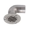 90 Degree Deck Drain Scupper 1.5in OD 316 Stainless Steel Plumbing Fittings for Marine Boat Yacht