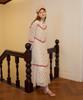 Salon De Yon Chiffon Lace Long Dress_ Ivory