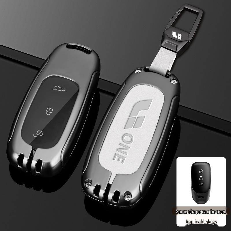 Compatible Ideal L7 Key Cover for 2023 Ideal One L8 Car, Protective Shell with Key Buckle for Men and Women