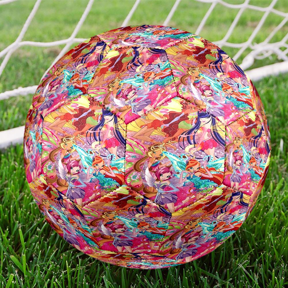 Pallone da Calcio Winx Club Taglia 5, Adatto per Partite Indoor e Outdoor, un Regalo Adatto a Tutti.