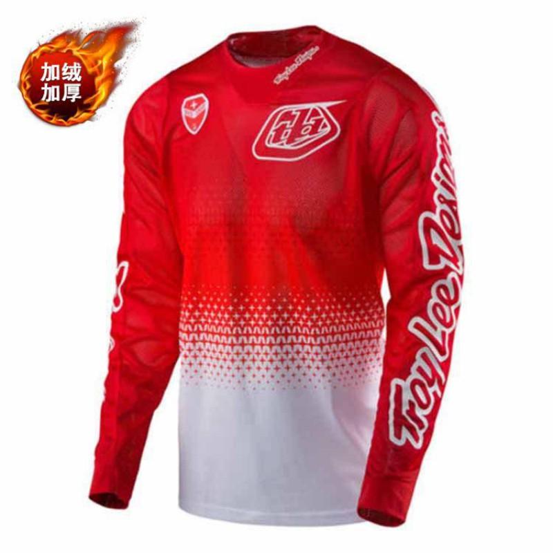 Warm Fleece Cycling Jersey Winter Riding Outdoor Sports Thermal Long Sleeve Top Unisex