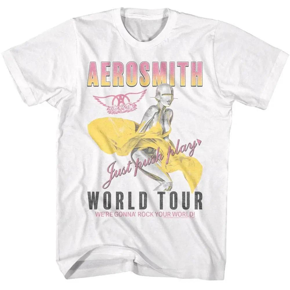 

Aerosmith Just Push Play World Tour Men s T Shirt XL
