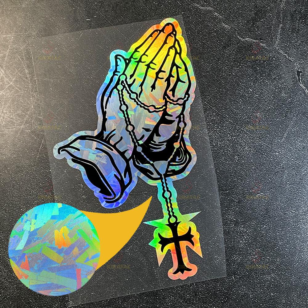 1pc Praying Multiple Colors Motocycle Stickers Waterproof for Fairing Fender Car Windows Body Scooter Universal Vinyl Decals