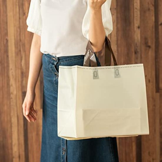 Carrying Bag with Handle PE Basic Wide Type-M (20 Pieces) BAS-2MB