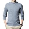 Men Knitted Sweater Warm Cashmere Pullovers Harajuku Half Turtleneck Man Slim Jumper Casual Sweaters Male Knitwear