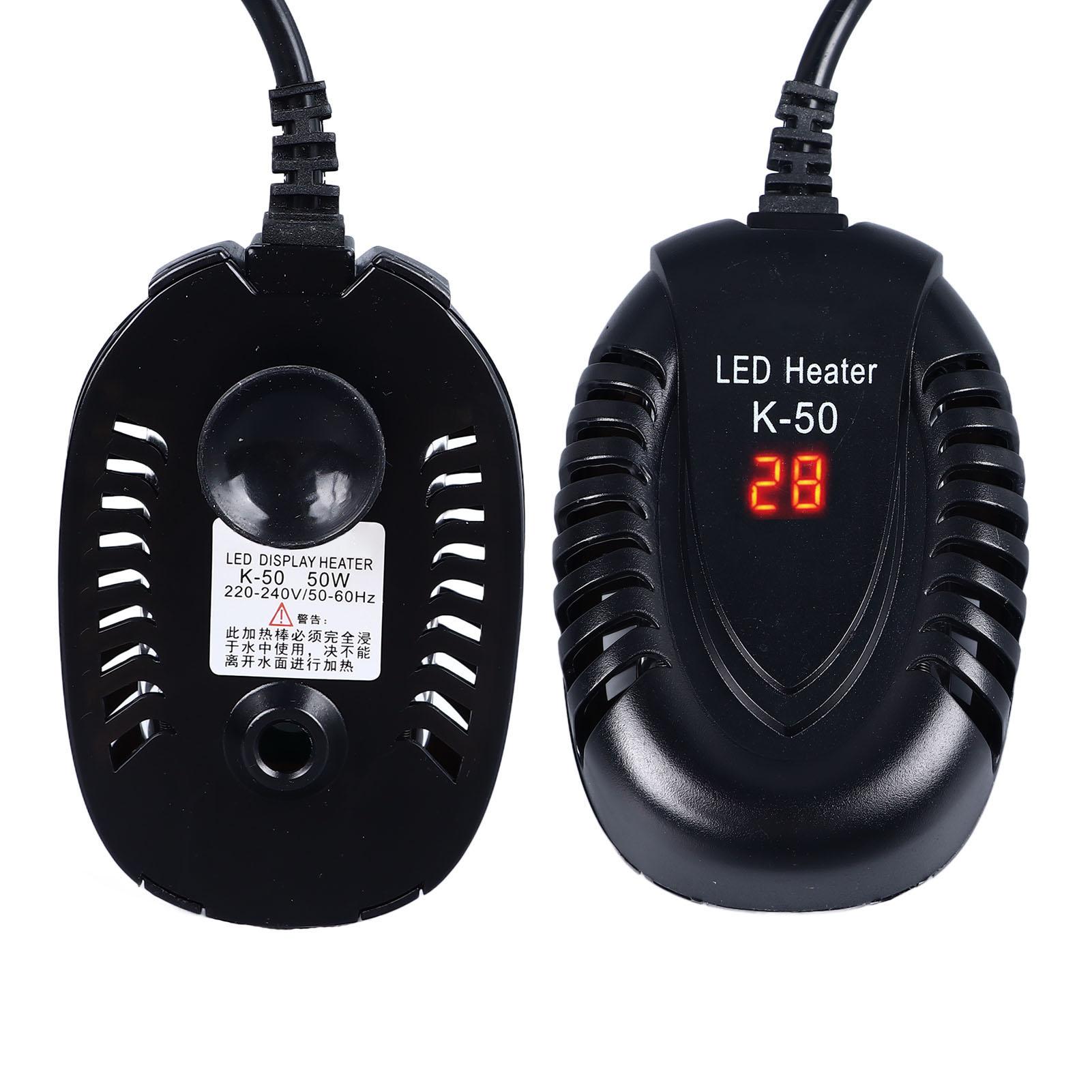 

Aquarium Heater Professional Waterproof Safe Explosion Proof External Touch Temperature Control Submersible Fish Heater with LED Display 50W